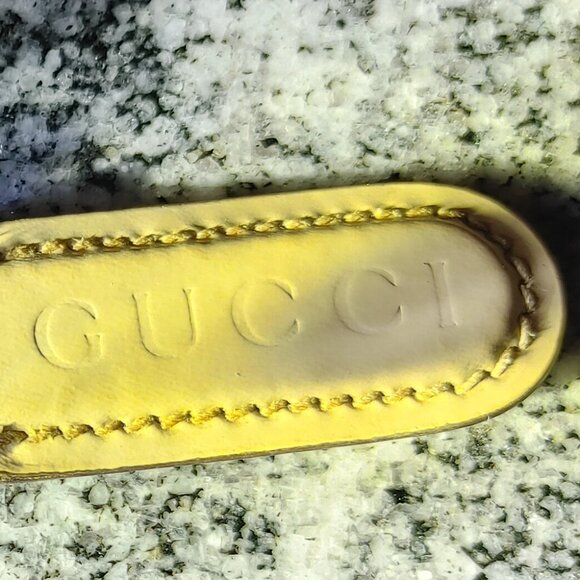 Vintage GUCCI Key Ring, Metal and Leather - Made In Italy - Picture 13 of 15